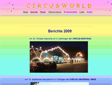 Tablet Screenshot of circusarchiv2009.circusworld.de